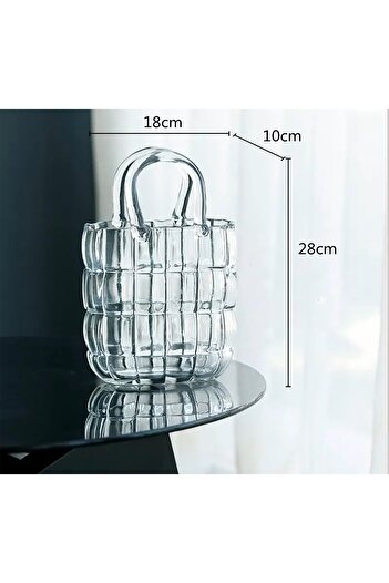 peony studio Glass Vase Shaped Decorative Bag - Bubble Gb002-Tr