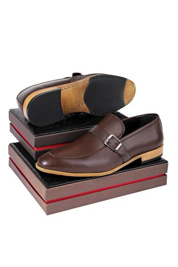 Ducavelli Fiela Hakiki Deri Erkek Klasik Ayakkabı, Loafer Klasik Ayakkabı