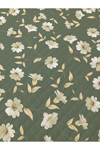 Evmila Flower Pattern Double Printed Pique (200x220 Cm)