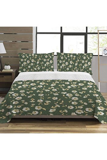 Evmila Flower Pattern Double Printed Pique (200x220 Cm)