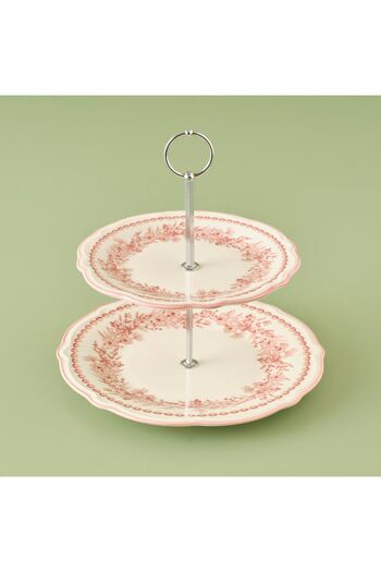 Bella Maison Pavia Stoneware - 2-layer Cookie Holder Dried Rose
