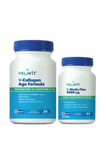 Velavit V-Biotin Plus & V-Collagen Age Formula