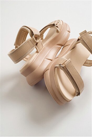 LuviShoes Women's Nude Sandals