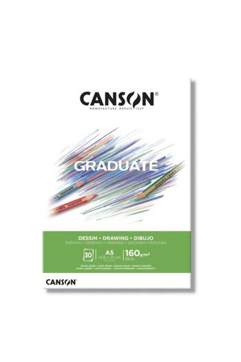Canson Graduate Drawing Drawing Notebook 160 GrA5 30 Yp