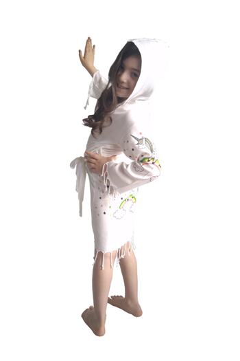 acartekstil Nevin Acar Bamboo Peshtemal Children's Bathrobe