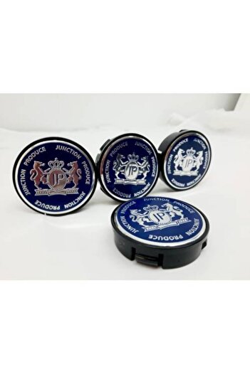 DURU DORUK Junction Produce Uyumlu Jant Göbeği 56/52mm Mavi 52mm Yuva 4 Lü Set