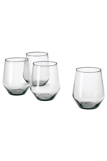 IKEA Gray Ivrig 4 Pieces 45 Cl Glass Glass Set