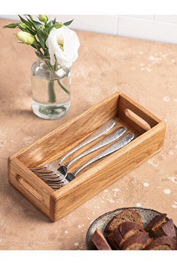 Esci Design Wooden Bread Holder - Spoon Holder - Organizer - Basket - Box - Case - Presentation Holder