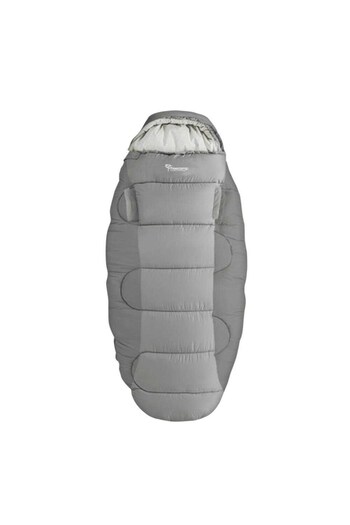 Begin Power Sleepwell 300 Gray Sleeping Bag -12 Degree, 210x90 Cm XL Jumpsuit