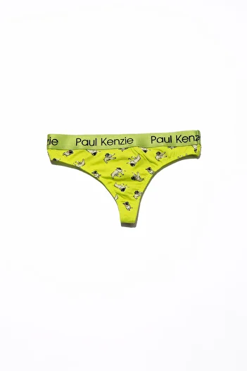 Paul Kenzie Saving House Patterned Women's String Panties - Dani