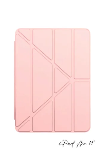 Fuchsia Air 11 Inch 6.Generation M2 Chip Compatible - Smart Trifolding Tablet Case with Pen Compartment A2902-A2903
