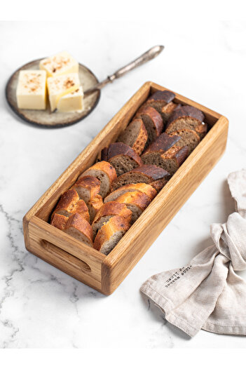 Esci Design Wooden Bread Holder - Spoon Holder - Organizer - Basket - Box - Case - Presentation Holder