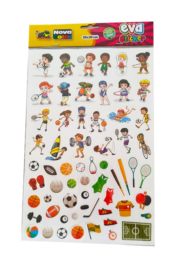 Modellino Nova Color Eva Sticker - Natură, Trafic, Știință, Spațiu, Litere și Numere Tematică Antrenament Sportiv Casele Atatürk