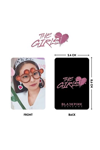 Kpop Dünyasi BLACKPINK '' The Girls '' Photocard Set