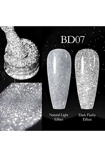 Venalisa Disko Kalıcı Oje 7,5ml Uv Led Reflective Flash Disco Gel Polish Bd07