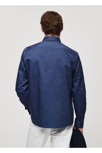 MANGO Man Regular fit pamuklu Oxford gömlek