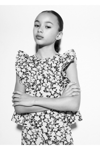 MANGO Kids Black Blouse for Kids