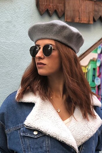 Külah Gray Painter Beret