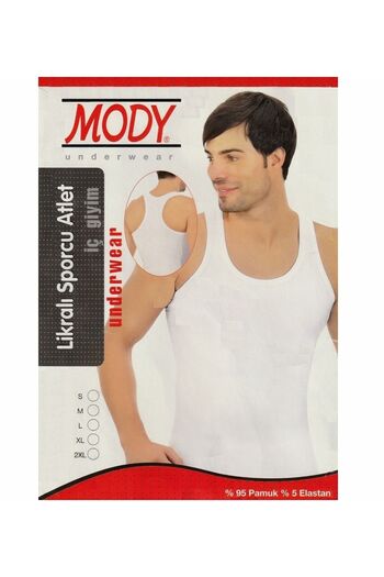 MODY 5 قطع من القمصان الرياضية الرجالية المصنوعة من القطن الليكرا بنسبة 100% (تانتي رامبو)