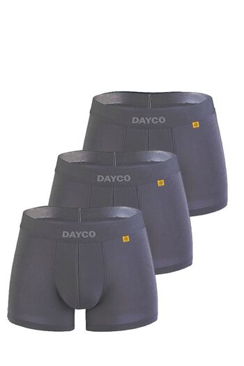 DAYCO 3-Pece Smoked Bamboo Boxer Premium Pack - Επιλογή πλεονεκτημάτων - Icb102-fume