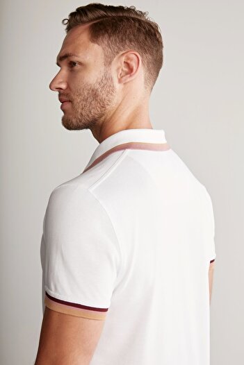 Hemington Pike Pamuk Beyaz Polo T-shirt