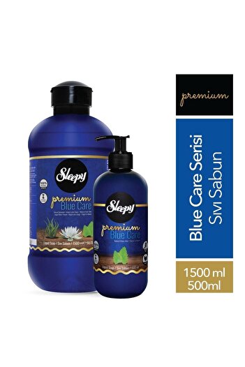 Sleepy Premium Blue Care Series Liquid Soap 1500 Ml + 500 Ml