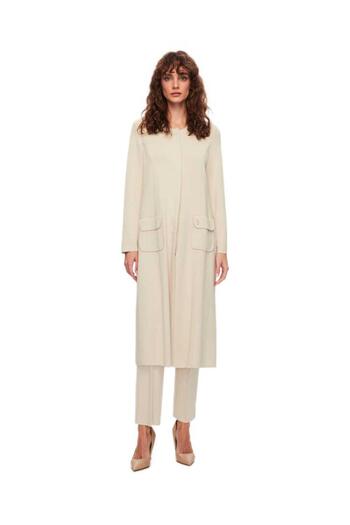 MISS DALIDA Classic Elegant Solid Color Jacket