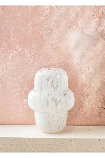 The Mia 19X27CM Vază BLANCO DE STiclă