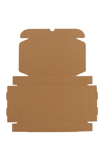 Packanya 26x19x5-25 Adet Kilitli E Ticaret Karton Kargo Kutusu