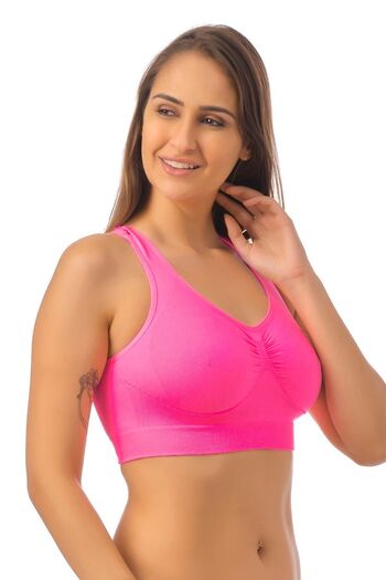 Doce Cravo Seamless Recovery Sports Bra11604001 Neon Fuchsia