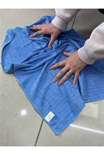 Single Ultra Luxury Thick Textured Microfiber Floor Cloth 50:70 Cm