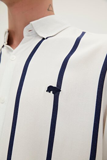 Bad Bear 21.01.30.015 Sergio - Screechy Bear Embroidery, Short Sleeve Shirt