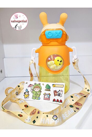 Salsepetial Rabbit Water Bottle Rabbit Water Bottle with Figure Rabbit Water Bottle