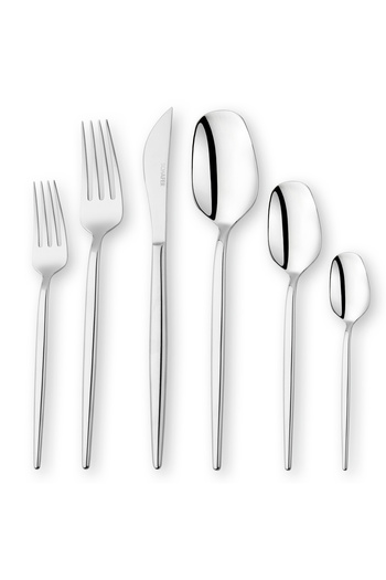 Schafer Hamburg 72 Piece Fork Spoon Knife Set-silver