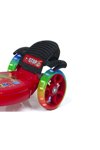 UniCare UBİ Çocuk Scooter 3 Tekerlekli Her Tekerde 6 Adet Led Işıklı Frenli Scooter Yükseklik Ayarlı 3-6 Yaş