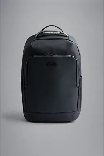 PAUL&SHARK Men's Logo Adjustable Sports Design Black Sports Bag24418105-011