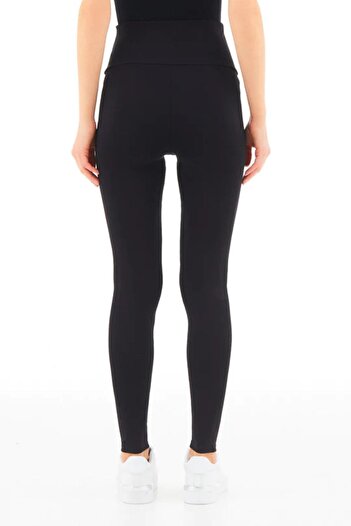 Liu Jo Women's Body Wrap Flexible Logo Silver Trousers Ta2022j6351-gum