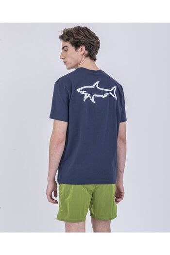 PAUL&SHARK Men's Knitted T-shirt C.wCotton