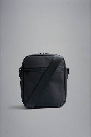 PAUL&SHARK Men's Logo Detailed Zippered Daily Use Black Shoulder Bag24418101-011