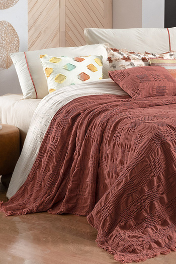 Sarev Nerha Double Bedspread - 100% Cotton
