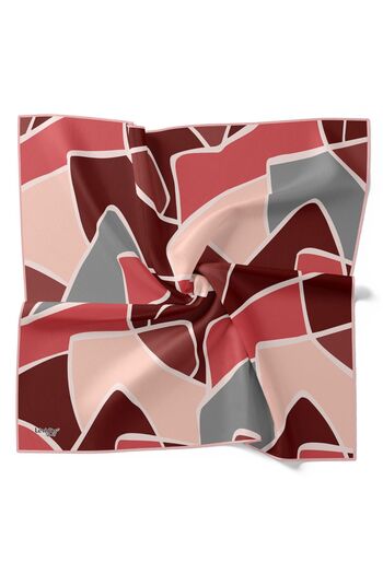 Levidor Geometric Patterned Cotton Sport Scarf