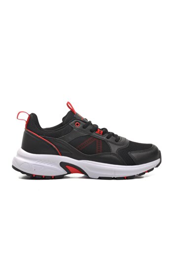 WALKWAY Men's Sneakers - Black, White, Red Marte