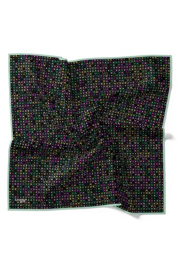 Levidor Geometric Patterned Cotton Sport Scarf