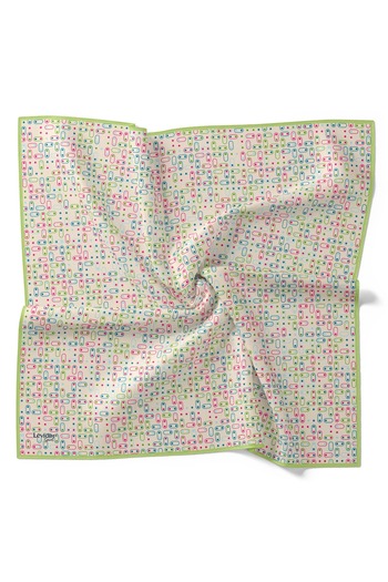 Levidor Geometric Patterned Cotton Sport Scarf