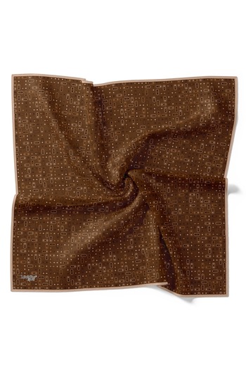 Levidor Geometric Patterned Cotton Sport Scarf