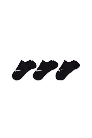 Nike Fekete - szürke - ezüst női zokni SX5277-011 U NK EVERYDAY PLUS LTWT