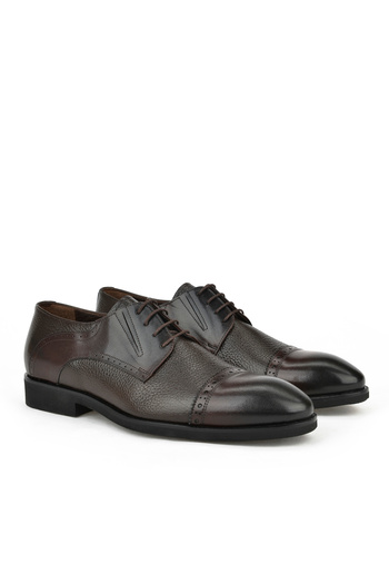 Ziya Genuine Leather Men's Shoes -141145Z577 Coffee