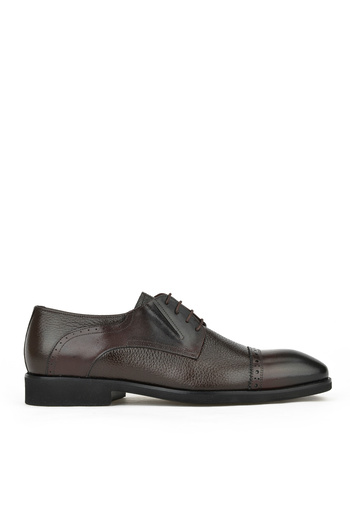 Ziya Genuine Leather Men's Shoes -141145Z577 Coffee