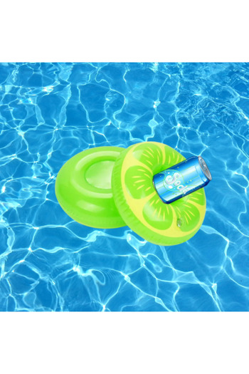Şeker Ofisi Sea Bed Inflatable Cup Holder Green Lemon