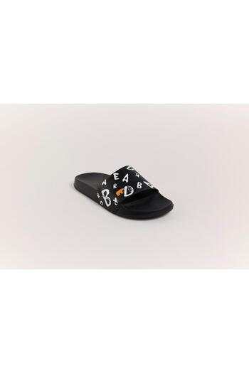 Bad Bear Black Men's Slippers - Bling Design